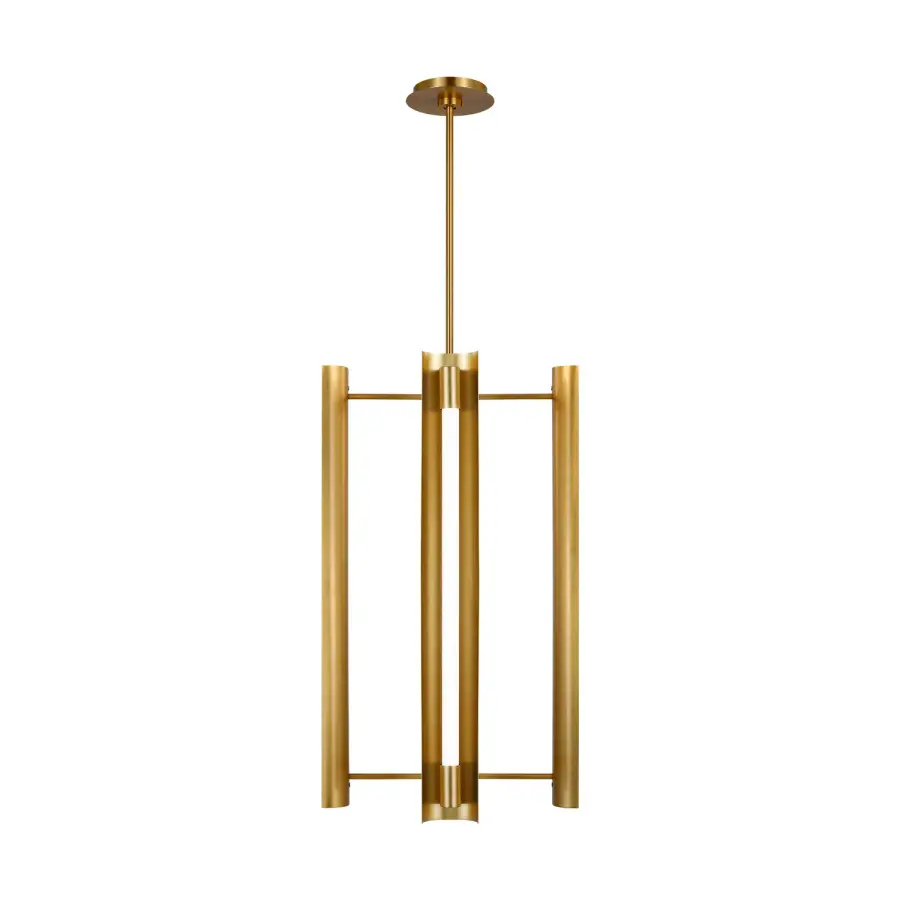 Carson LED Pendant in Burnished Brass
