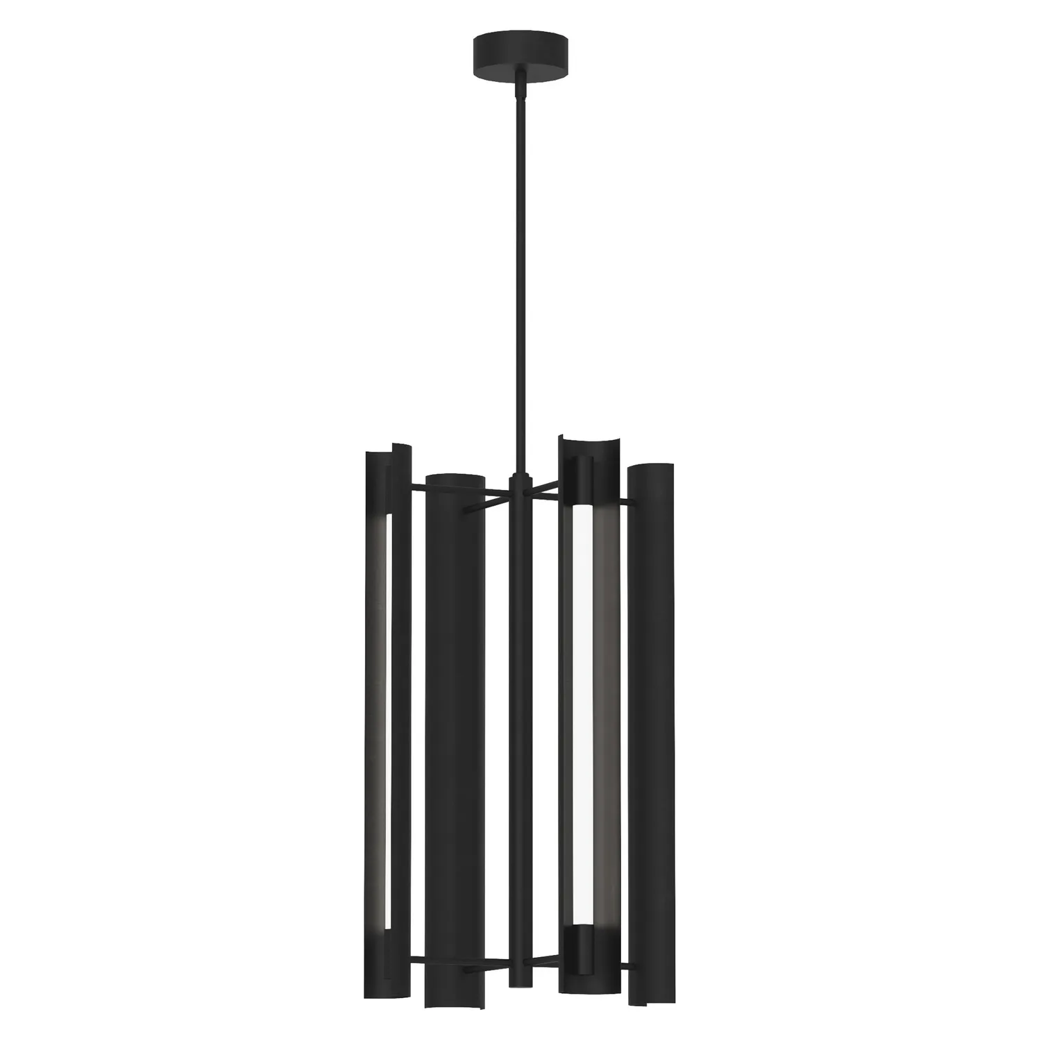 Carson LED Pendant in Midnight Black