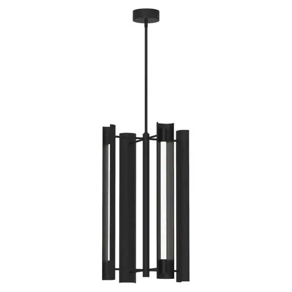 Carson LED Pendant in Midnight Black
