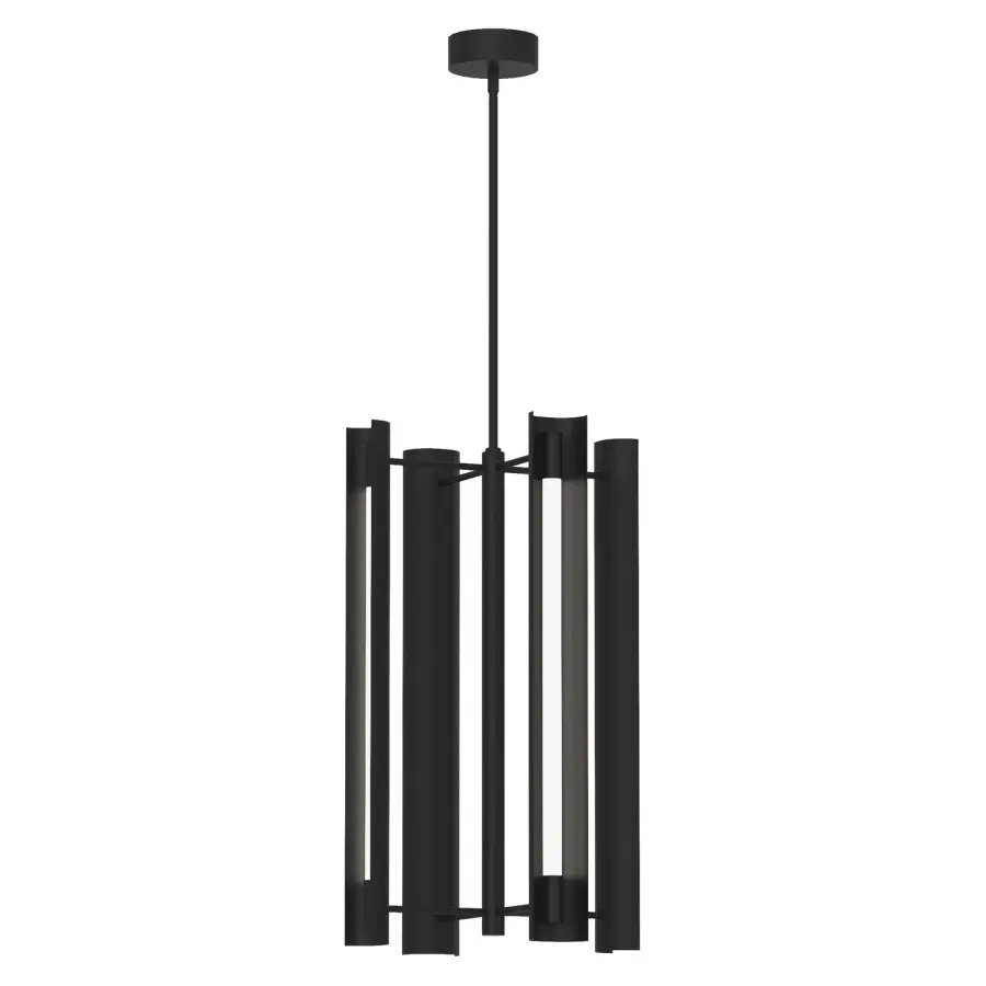 Carson LED Pendant in Midnight Black