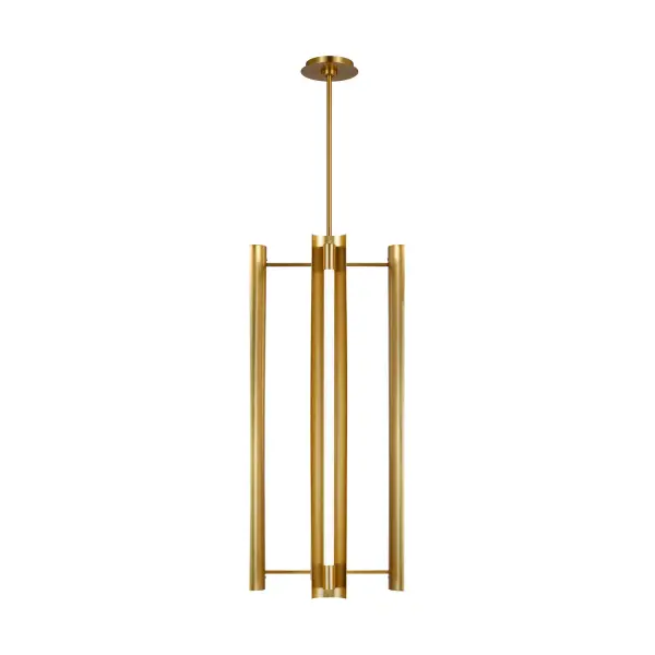 Carson LED Pendant in Burnished Brass
