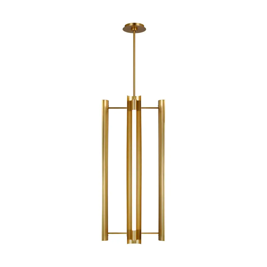 Carson LED Pendant in Burnished Brass