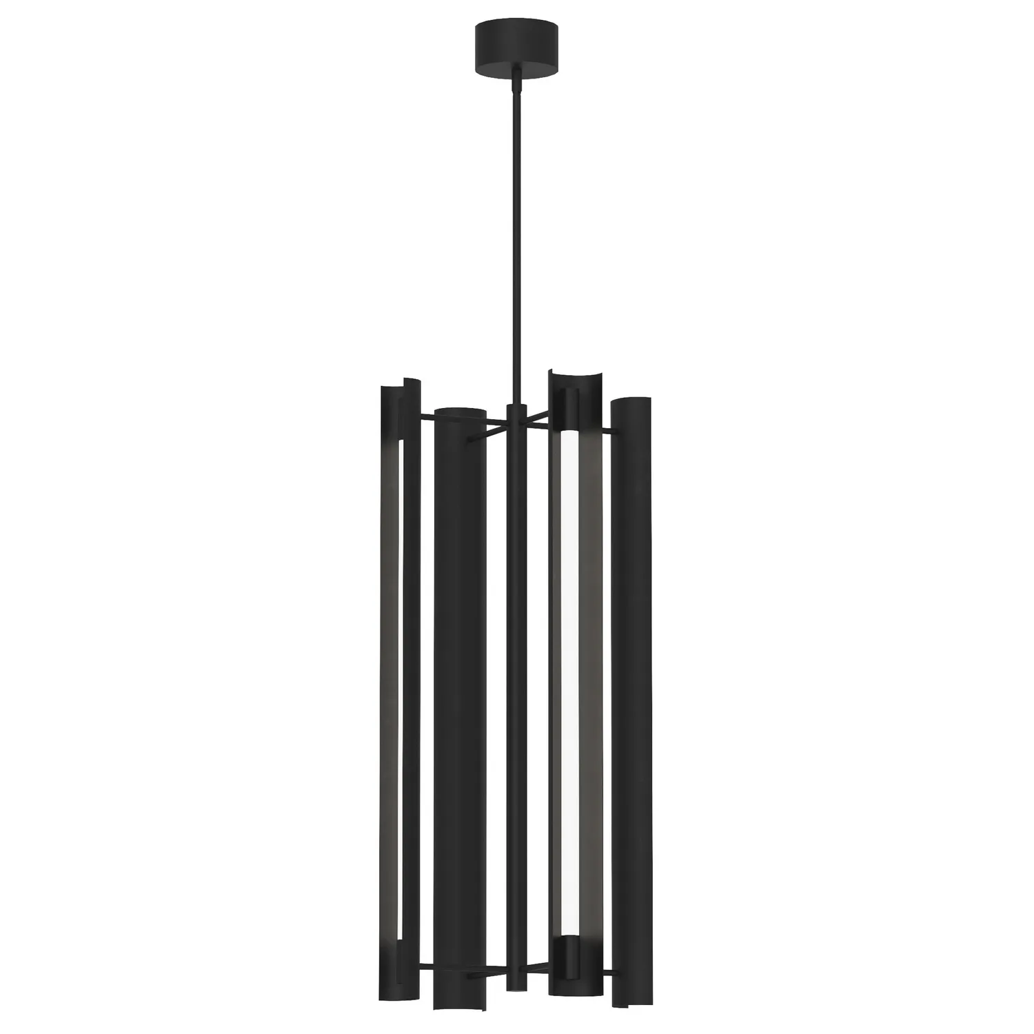 Carson LED Pendant in Midnight Black