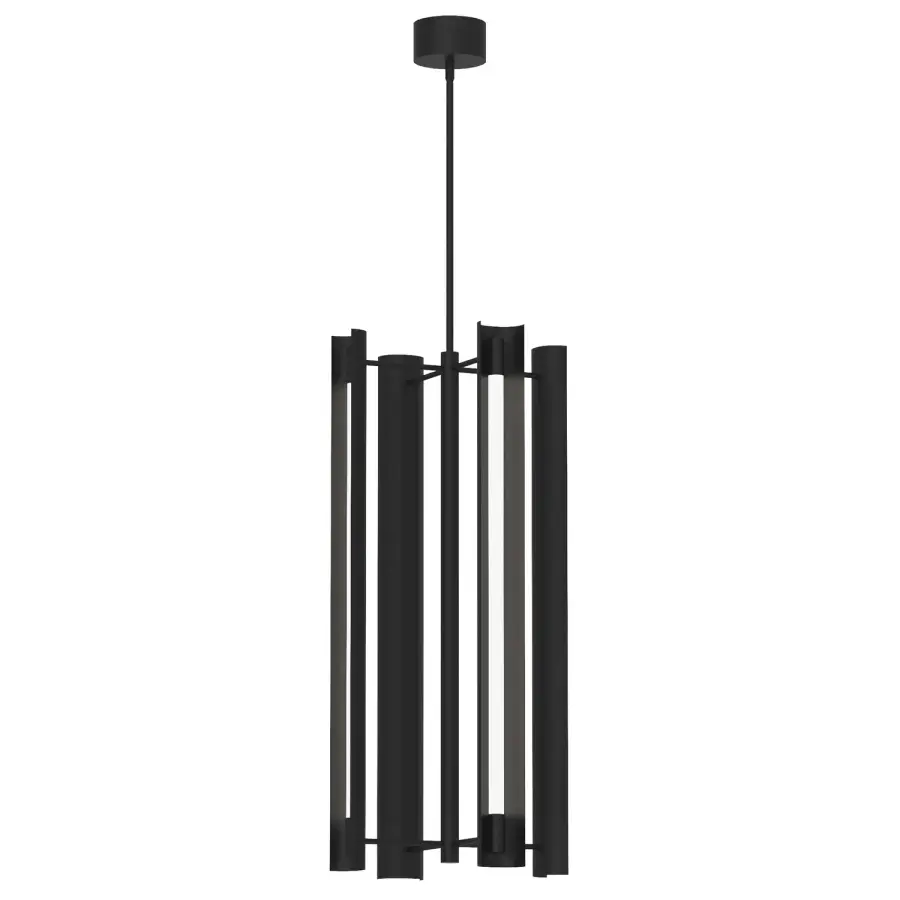 Carson LED Pendant in Midnight Black