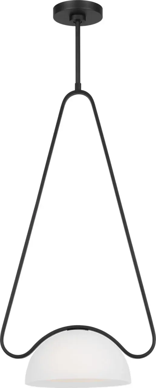 Nido One Light Pendant in Midnight Black - Image 2
