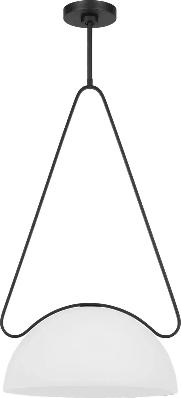 Nido One Light Pendant in Midnight Black - Image 2