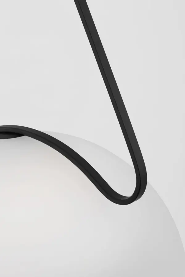 Nido One Light Pendant in Midnight Black - Image 4