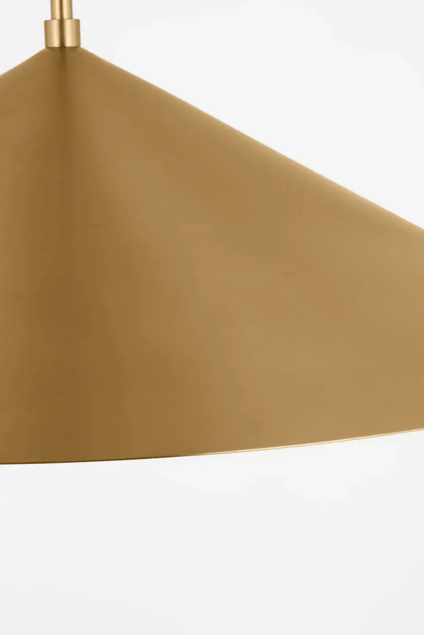 Echo Medium Pendant in Burnished Brass - Image 3