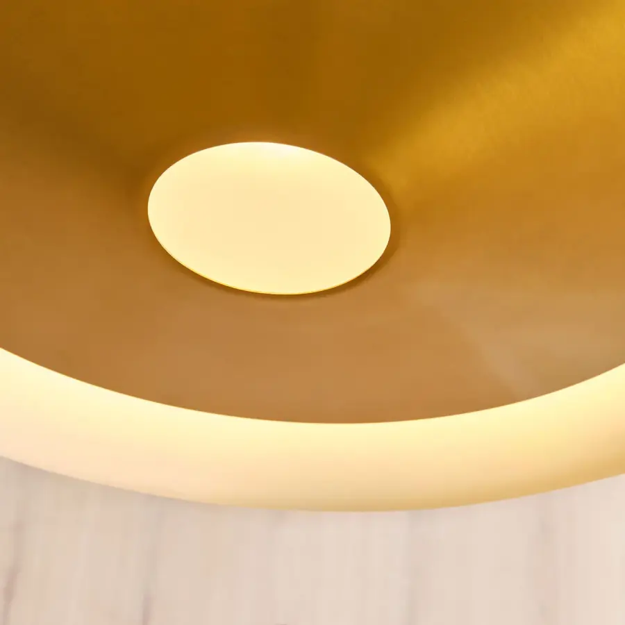 Echo Medium Pendant in Burnished Brass - Image 5