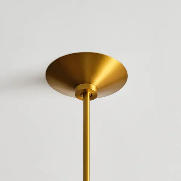 Echo Medium Pendant in Burnished Brass - Image 6
