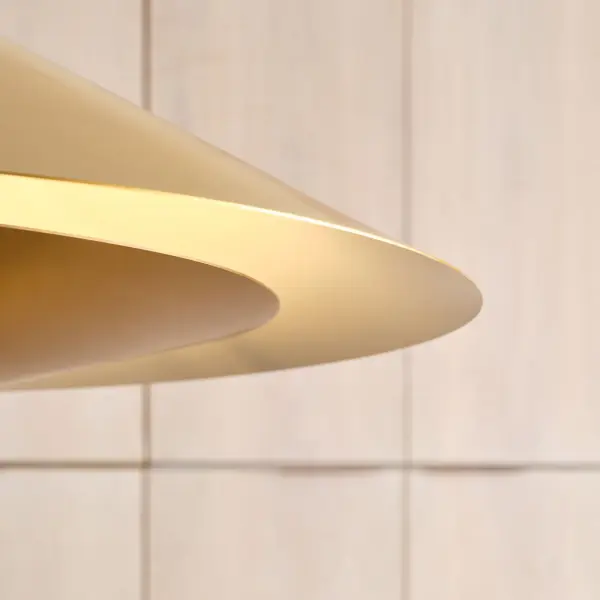Echo Medium Pendant in Burnished Brass - Image 10