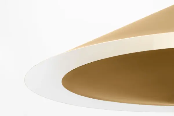 Echo Large Pendant in Burnished Brass - Image 4