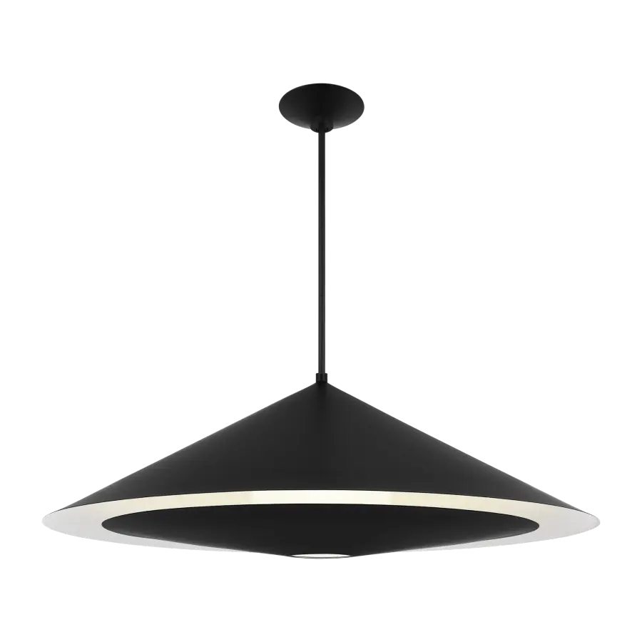 Echo Large Pendant in Midnight Black - Image 3