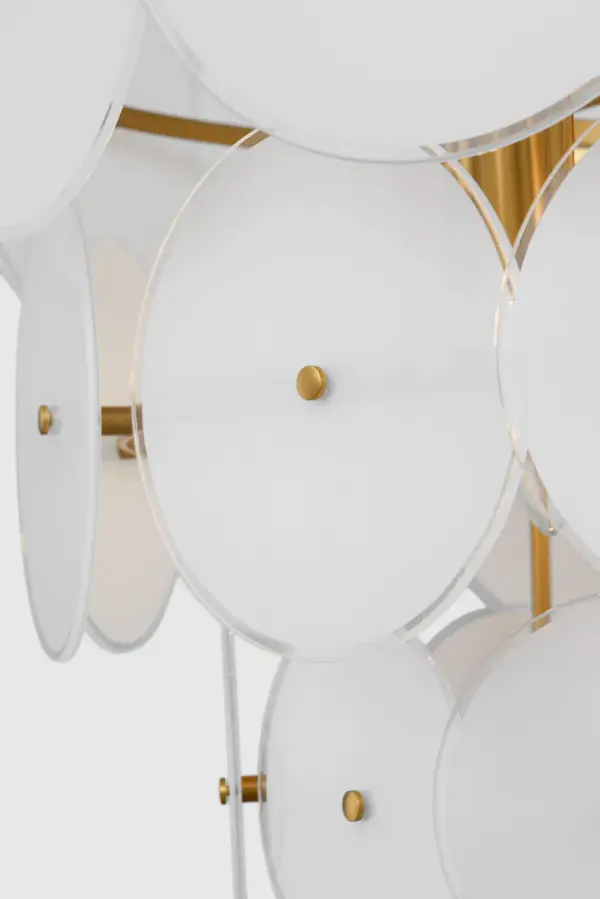 Emery 12-Light Chandelier in Burnished Brass - Image 9