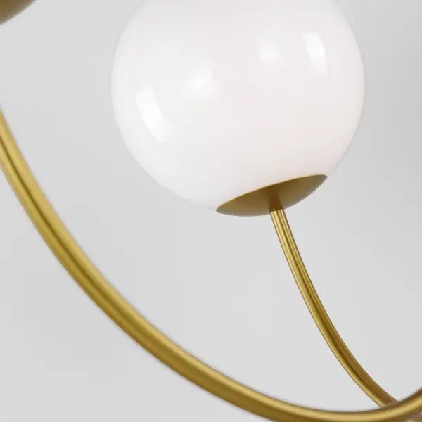 Noemie Medium Chandelier in Burnished Brass - Image 3