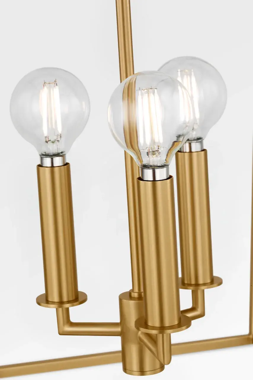Carlyle 18" Lantern in Burnished Brass - Image 4