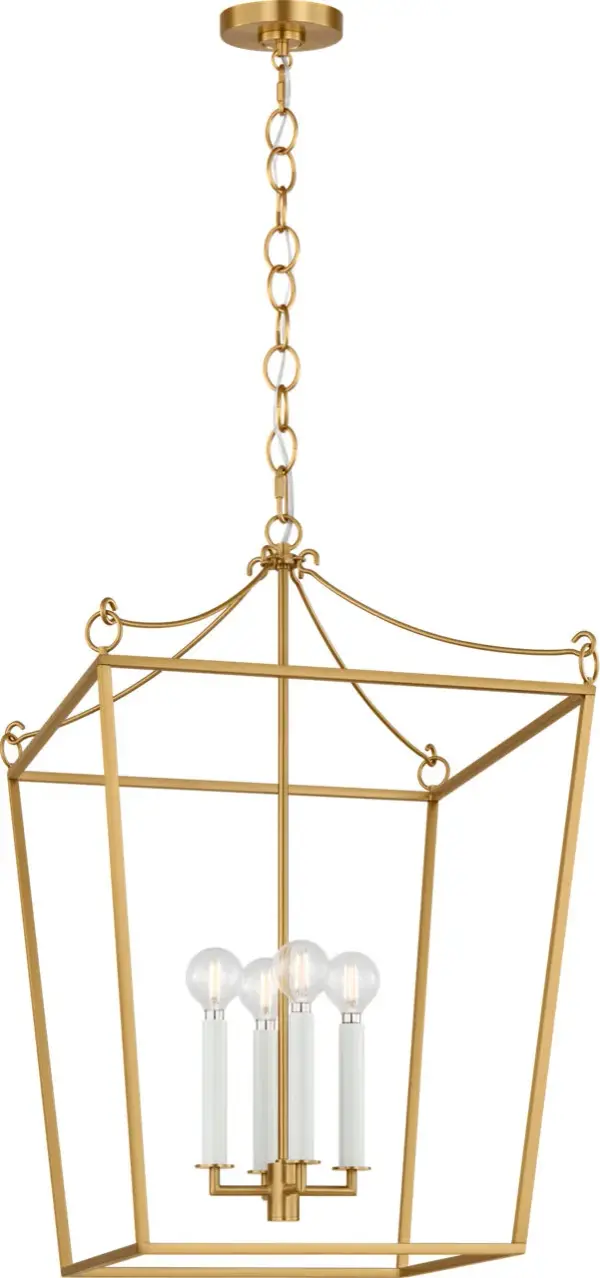 Carlyle 18" Lantern in Burnished Brass - Image 10