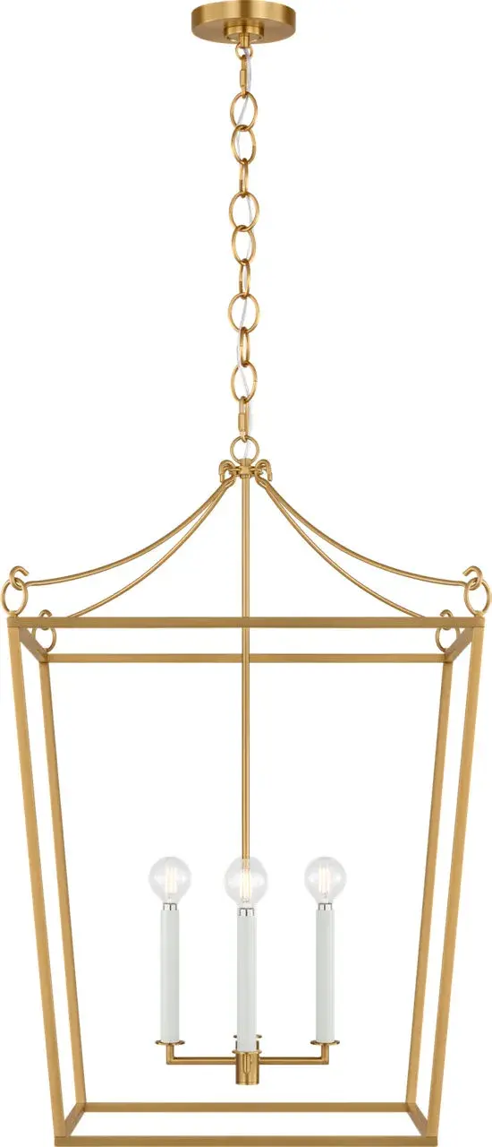 Carlyle 21" Lantern in Burnished Brass - Image 2