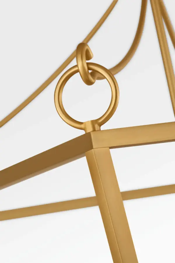 Carlyle 21" Lantern in Burnished Brass - Image 5