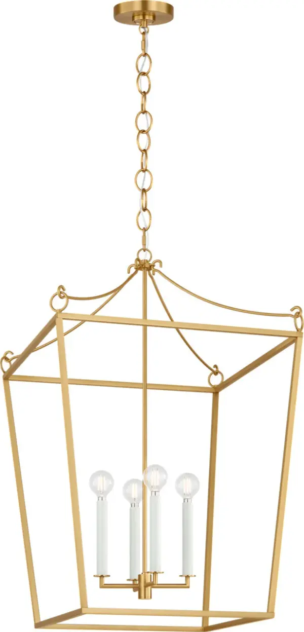 Carlyle 21" Lantern in Burnished Brass - Image 6