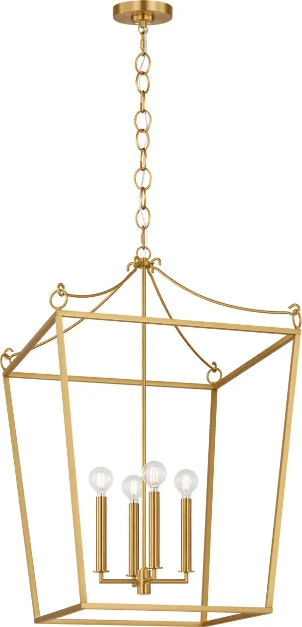 Carlyle 21" Lantern in Burnished Brass - Image 8