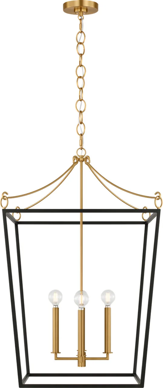 Carlyle 21" Lantern in Midnight Black