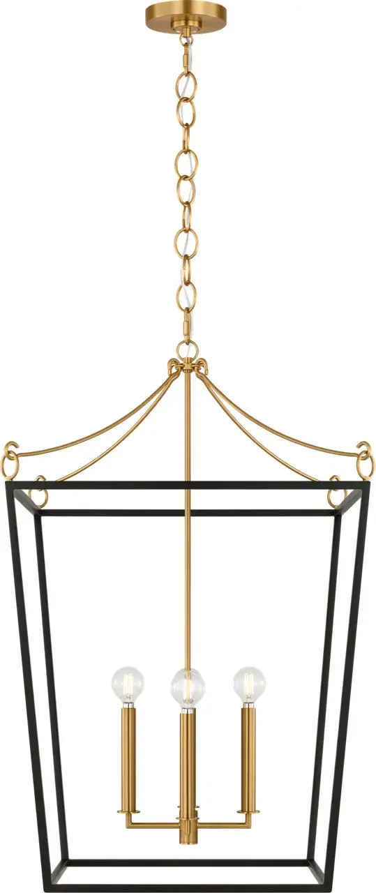 Carlyle 21" Lantern in Midnight Black - Image 1