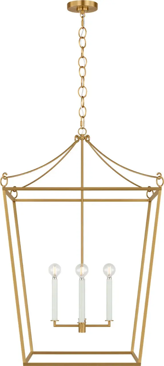 Carlyle 24" Lantern in Burnished Brass - Image 3