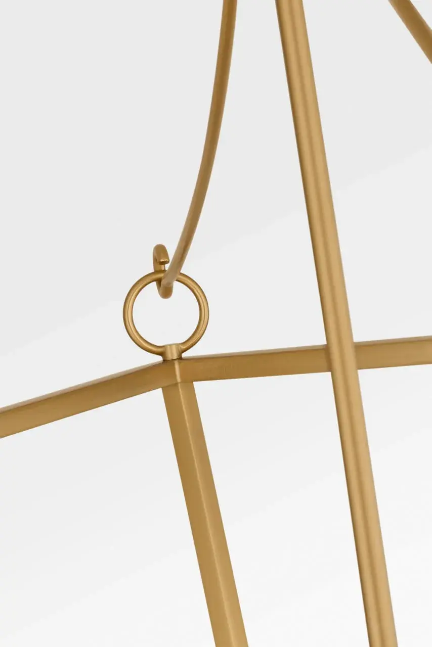 Carlyle 24" Lantern in Burnished Brass - Image 7