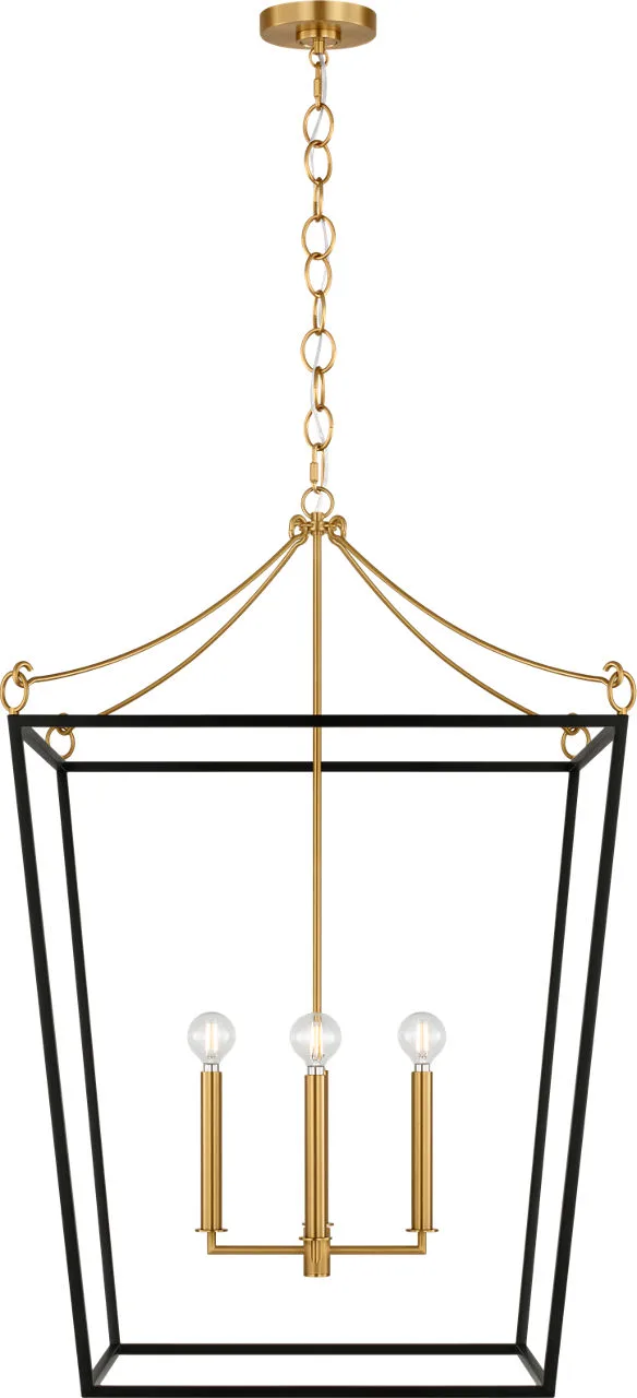 Carlyle 24" Lantern in Midnight Black