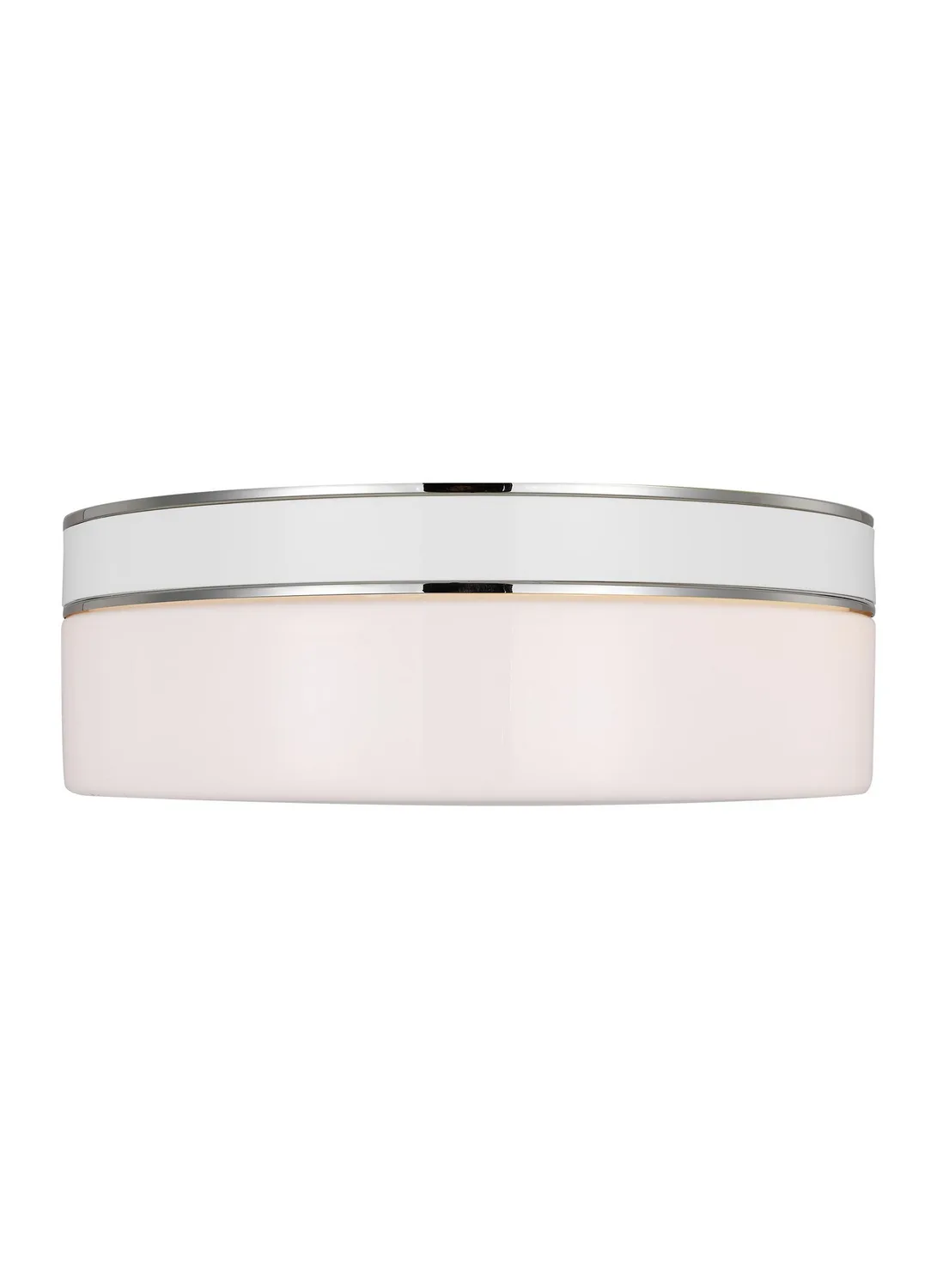 Monroe Two Light Flush Mount in Polished Nickel