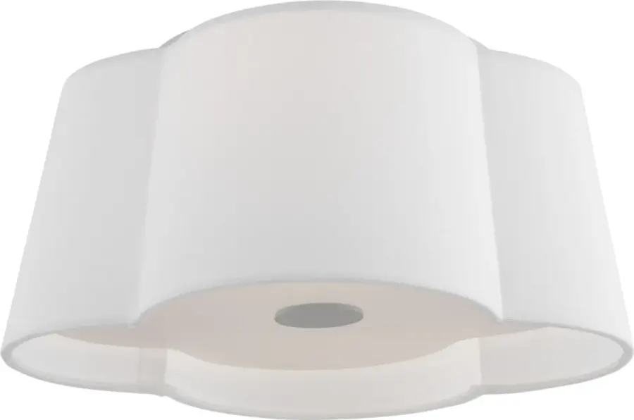 Bronte Two Light Flush Mount in Burnished Brass - Image 1