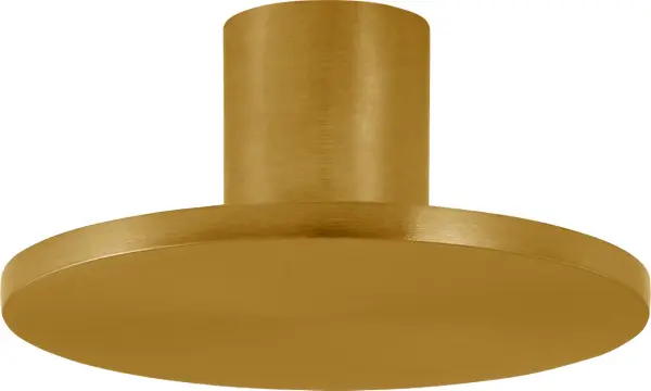 Bronte Two Light Flush Mount in Burnished Brass - Image 3