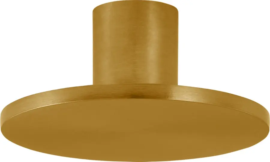 Bronte Two Light Flush Mount in Burnished Brass - Image 3
