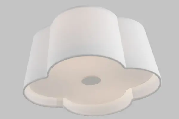 Bronte Two Light Flush Mount in Burnished Brass - Image 8