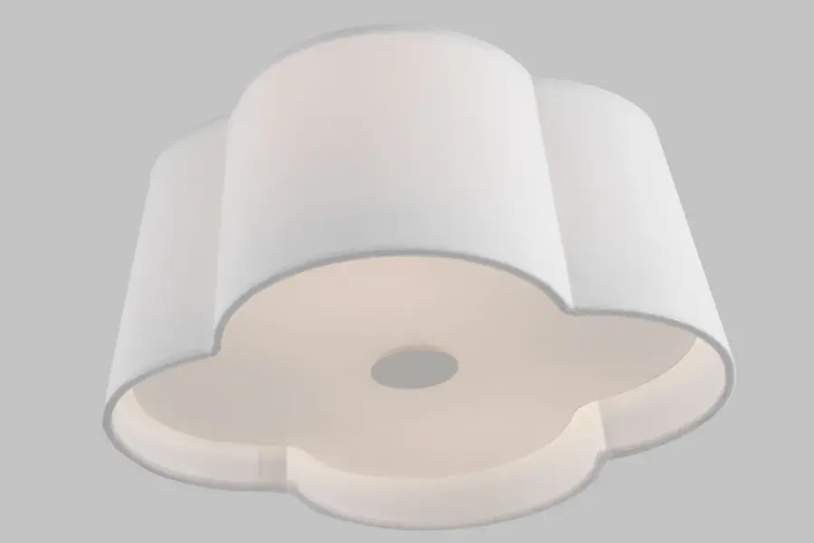 Bronte Two Light Flush Mount in Burnished Brass - Image 8