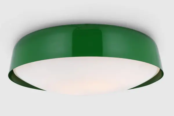 Draper Two Light Flush Mount in Green - Image 5