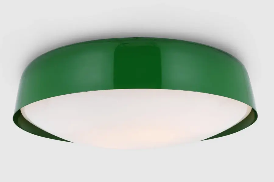 Draper Two Light Flush Mount in Green - Image 5
