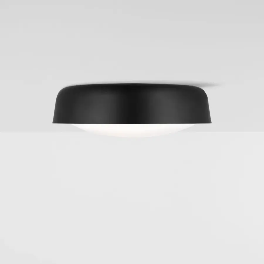 Draper Two Light Flush Mount in Midnight Black - Image 2