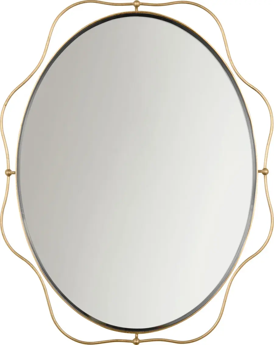 Sargasso 24" x 30" Oval Mirror in Gild - Image 1