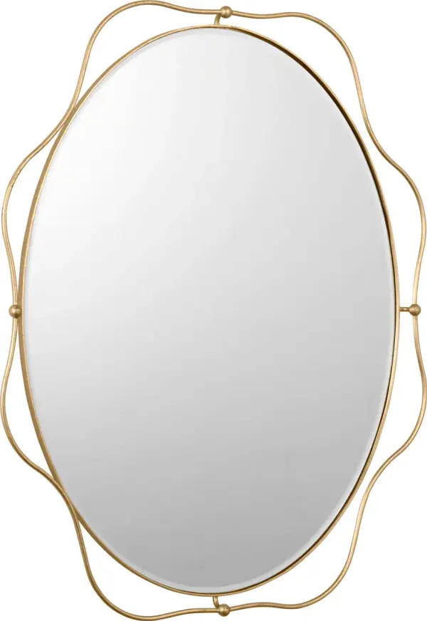 Sargasso 24" x 30" Oval Mirror in Gild - Image 3