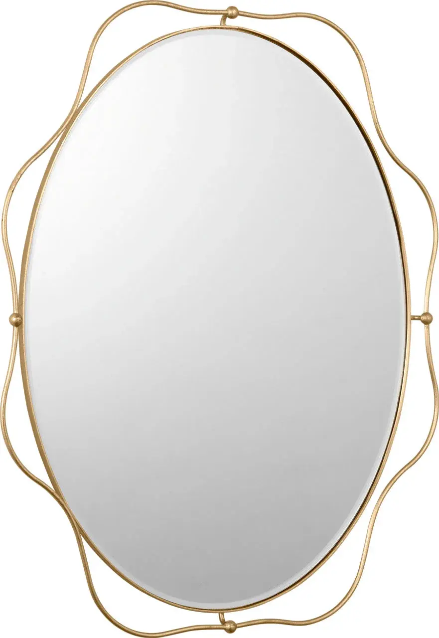 Sargasso 24" x 30" Oval Mirror in Gild - Image 3