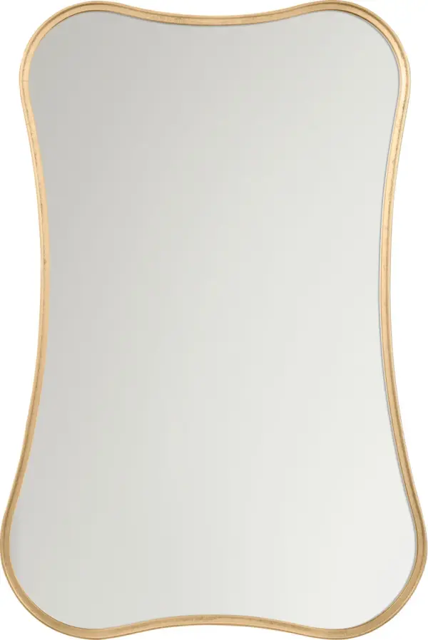The Cosway mirror brings timeless elegance with its 24x36-inch rectangular profile and sophisticated gild finish. Perfect for bathrooms, powder rooms, or entryways, this versatile piece adds warmth and light reflection.