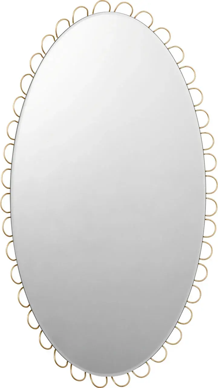 Tirreno Oval Mirror in Gild - Image 2
