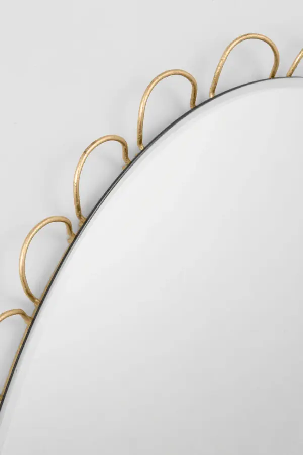 Tirreno Oval Mirror in Gild - Image 3