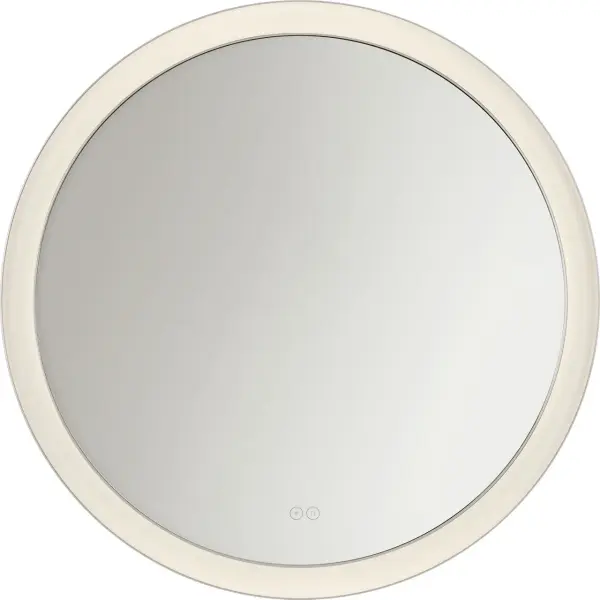 Chopin 36" Round Illuminated Mirror in Polished Nickel - Image 3