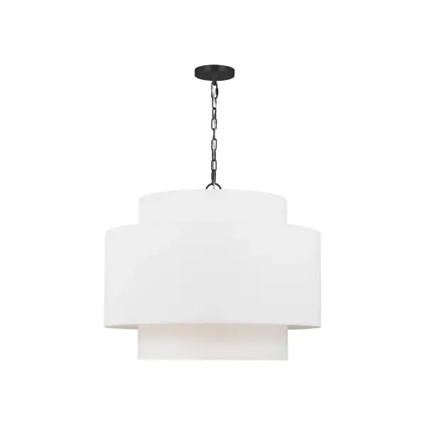 Sawyer Three Light Pendant in Midnight Black