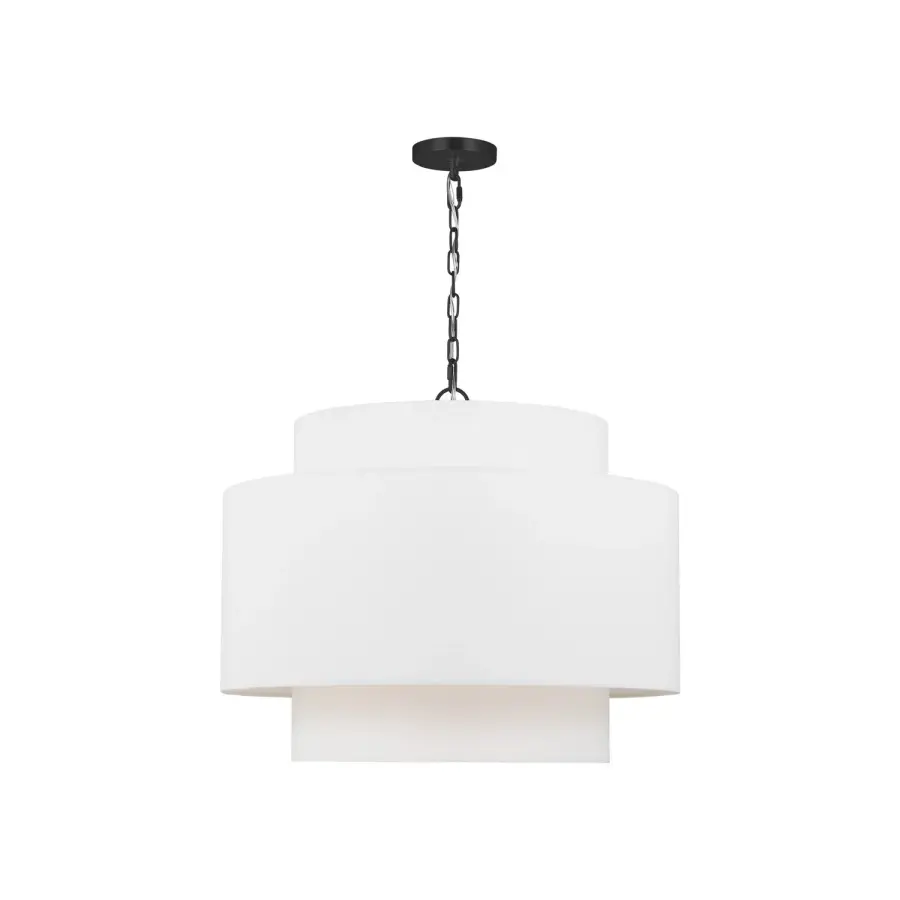 Sawyer Three Light Pendant in Midnight Black