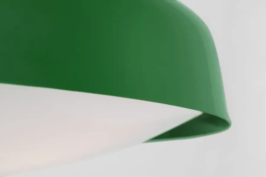 Draper Three Light Pendant in Green - Image 8