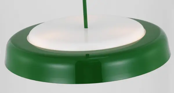 Draper Three Light Pendant in Green - Image 9